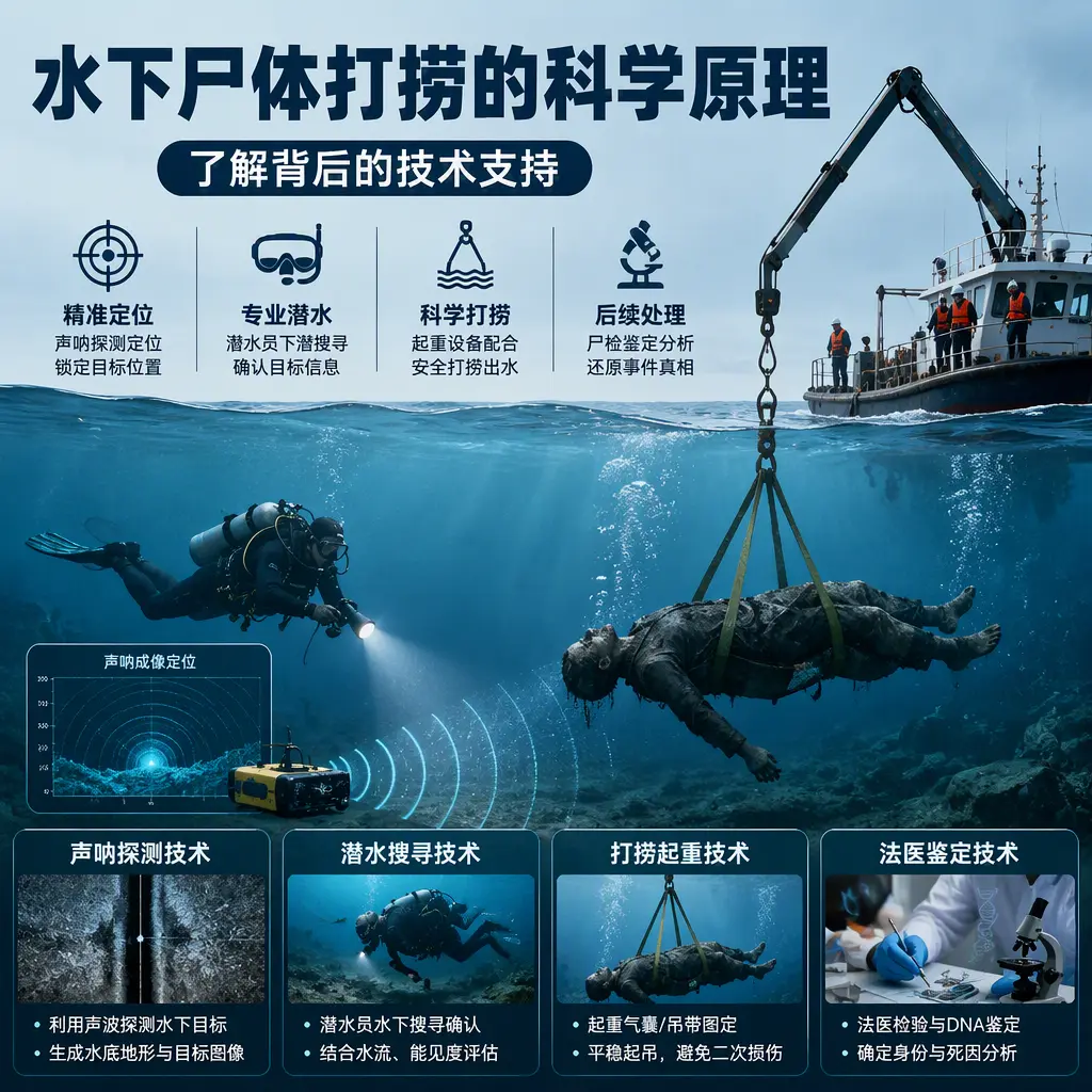 上海水下尸体打捞的科学原理，了解背后的技术支持